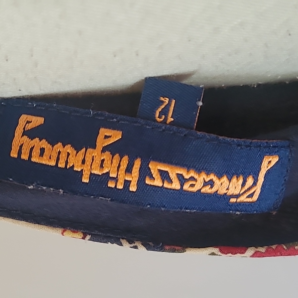 PRINCESS HIGHWAY vintage inspired wallpaper dress. Size 12. - Picture 6 of 6